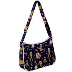 Alien Surface Pattern Zip Up Shoulder Bag by Ket1n9