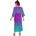 Background-pink-blue-gradient Grecian Style  Maxi Dress View2