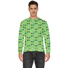 Alien Pattern- Men s Fleece Sweatshirt by Ket1n9