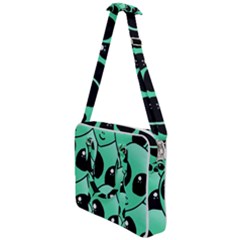 Art Alien Pattern Cross Body Office Bag by Ket1n9