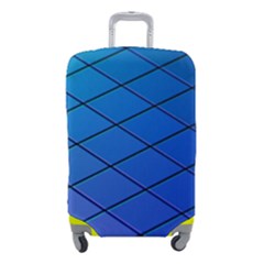 Blue Pattern Plain Cartoon Luggage Cover (small) by Ket1n9