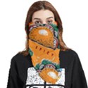 Seamless-pattern-with-taco Face Covering Bandana (Triangle) View1