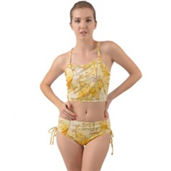 Cheese-slices-seamless-pattern-cartoon-style Mini Tank Bikini Set by Ket1n9