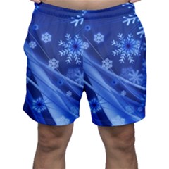 Christmas-card-greeting-card-star Men s Shorts by Grandong