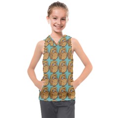 Owl Dreamcatcher Kids  Sleeveless Hoodie by Grandong