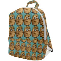 Owl Bird Zip Up Backpack by Grandong