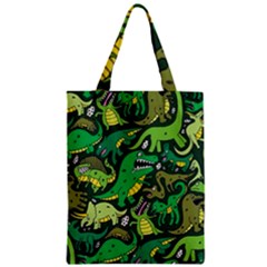 Dino Kawaii Zipper Classic Tote Bag by Grandong