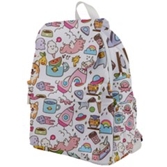 Set-kawaii-doodles -- Top Flap Backpack by Grandong