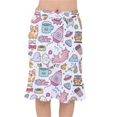 Set-kawaii-doodles -- Short Mermaid Skirt by Grandong