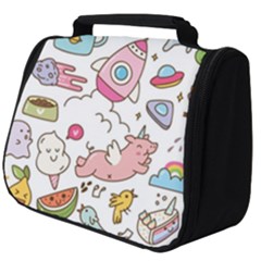 Set-kawaii-doodles -- Full Print Travel Pouch (big) by Grandong