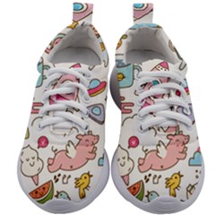 Set-kawaii-doodles -- Kids Athletic Shoes by Grandong