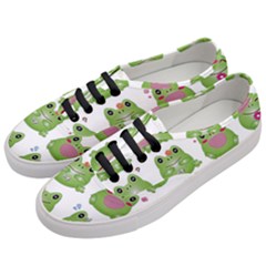 Kawaii-frog-rainy-season-japanese Women s Classic Low Top Sneakers by Grandong