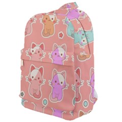 Cute Kawaii Kittens Seamless Pattern Classic Backpack by Grandong