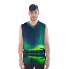 Iceland Aurora Borealis Men s Basketball Tank Top