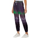 Aurora Northern Lights Celestial Magical Astronomy Women s Cropped Drawstring Pants View2