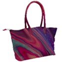 Stars Shimmering Galaxy Ocean Canvas Shoulder Bag View2