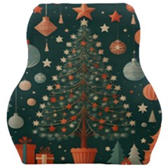 Tree Christmas Car Seat Velour Cushion  by Vaneshop