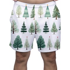 Christmas Trees Men s Shorts by Vaneshop