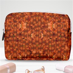 Floral Time In Peace And Love Make Up Pouch (medium) by pepitasart