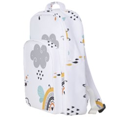 Art Pattern Design Wallpaper Background Print Double Compartment Backpack by Vaneshop