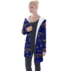 Art Pattern Design Background Graphic Longline Hooded Cardigan by Vaneshop