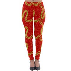 Background Ornamental Pattern Abstract Seamless Lightweight Velour Leggings by Vaneshop