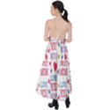 Love Mom Happy Mothers Day I Love Mom Graphic Tie Back Maxi Dress View2