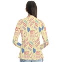 Love Mom Happy Mothers Day I Love Mom Graphic Pattern Drape Collar Cardigan View2