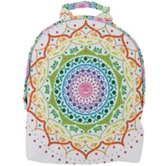 Mandala Pattern Rainbow Pride Mini Full Print Backpack by Vaneshop