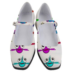 Fish Swim Cartoon Funnycute Women s Mary Jane Shoes by Sapixe