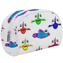 Fish Swim Cartoon Funnycute Make Up Case (large) by Sapixe