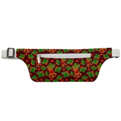 Christmas Wrapping Paper Active Waist Bag by Pakjumat