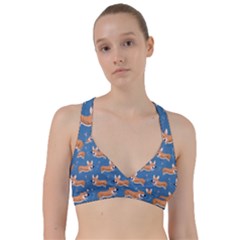 Corgi Patterns Sweetheart Sports Bra by Amaryn4rt