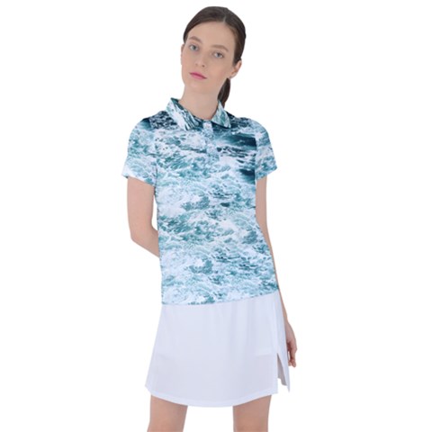 Ocean Wave Women s Polo T-shirt by Jack14