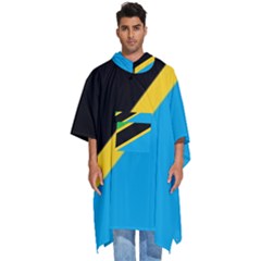 Flag Of Tanzania Men s Hooded Rain Ponchos by Amaryn4rt