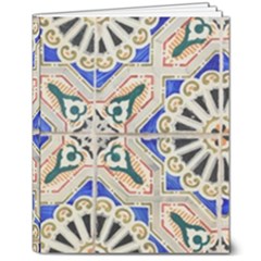 Ceramic-portugal-tiles-wall- 8  X 10  Hardcover Notebook by Amaryn4rt