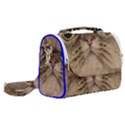 Cute Persian Catface In Closeup Satchel Shoulder Bag View2