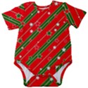 Christmas-paper-star-texture     - Baby Short Sleeve Bodysuit View1