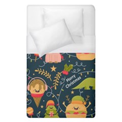 Colorful-funny-christmas-pattern Merry Christmas Xmas Duvet Cover (single Size) by Amaryn4rt