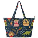 Colorful-funny-christmas-pattern Merry Christmas Xmas Full Print Shoulder Bag View1