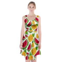 Watermelon-pattern-se-fruit-summer Racerback Midi Dress by Amaryn4rt