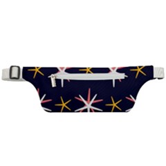 Sea-stars-pattern-sea-texture Active Waist Bag by Amaryn4rt