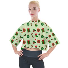 Festive Background Holiday Background Mock Neck T-shirt by Pakjumat