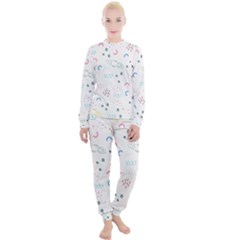 Spaceship Pattern Star Women s Lounge Set by Pakjumat