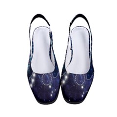 Continents Stars Networks Internet Women s Classic Slingback Heels by Pakjumat