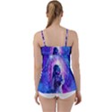 The Cosmonaut Galaxy Art Space Astronaut Babydoll Tankini Top View2