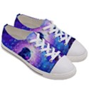 The Cosmonaut Galaxy Art Space Astronaut Women s Low Top Canvas Sneakers View3