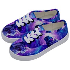 The Cosmonaut Galaxy Art Space Astronaut Kids  Classic Low Top Sneakers by Pakjumat