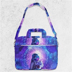 The Cosmonaut Galaxy Art Space Astronaut Macbook Pro 13  Shoulder Laptop Bag  by Pakjumat