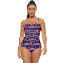 Artistic Eye Psychedelic Retro Full Coverage Swimsuit by Modalart